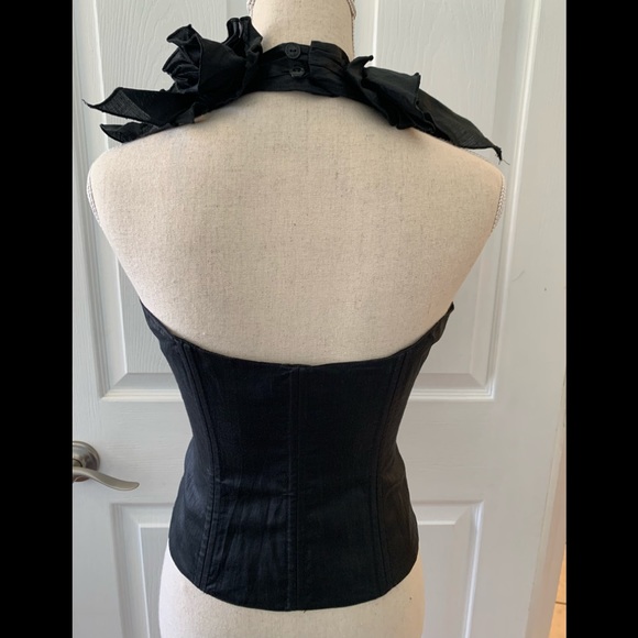 🖤ANNE FONTAINE CORSET BONE HALTER TOP🖤 - Picture 2 of 5